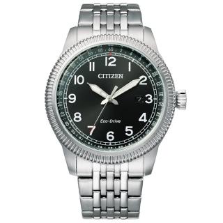 【CITIZEN 星辰】GENTS 復古光動能男錶/42.5mm(BM7480-81E)