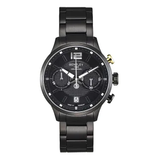 【Bentley 賓利】SKYLINE系列 都會時尚計時手錶(黑 BL1812-10MBBI)