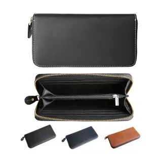 【ROGIV+】瘋馬皮皮革長夾 男用長夾 真皮包包 長夾 中性長夾 R615(皮革長夾 真皮包包 長夾)