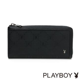 【PLAYBOY】L拉長夾 Master系列(黑色)
