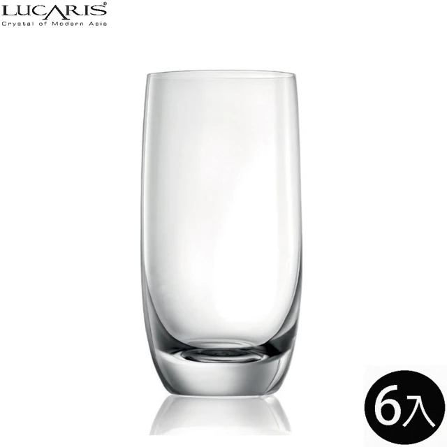 【LUCARIS】無鉛水晶高球杯 415cc 上海系列 玻璃杯 6入組(高球杯)