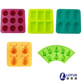 【LOTUS 樂德】造型矽膠烤模3件組(隨機出貨)