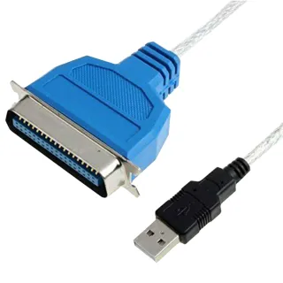 【UniSync】USB轉IEEE1284標準印表機高速連接線 1.3M