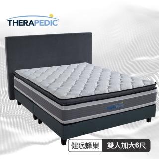 【Therapedic 沛迪醫生】健眠三代蜂巢獨立筒直立正三線床墊(雙人加大)