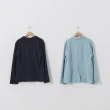 【CUMAR】純色簡約西裝-女長袖外套 素色 藍 深藍(二色/版型適中)