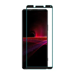 【RedMoon】SONY Xperia 1 III 9H螢幕玻璃保貼 2.5D滿版保貼 2入