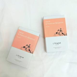 【L‘Original London 洛瑞歐】精品車用香氛補充香囊-橙花與摩洛哥佛手柑2件組(香氛/擴香/芳香包-平輸)