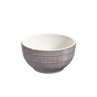 【法國Staub】圓型陶瓷碗12cm-復古灰(0.4L)