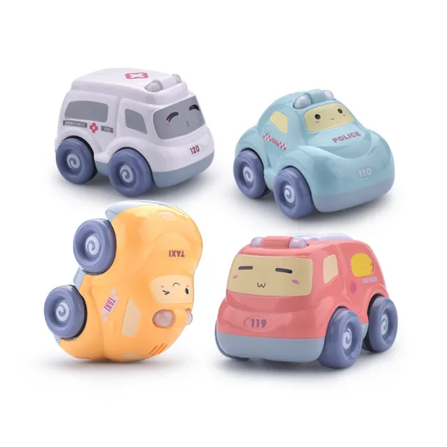 【The Little Ones】趣味卡通小汽車 聲光益智迴力車套裝兒童玩具車