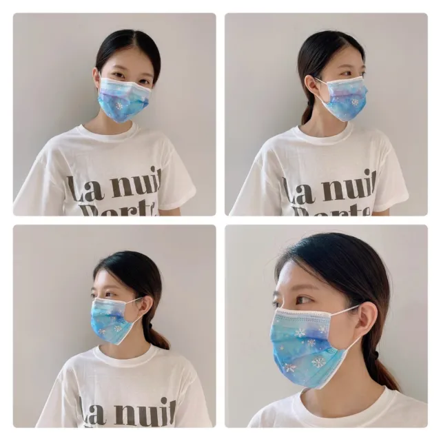【東野】親子醫療口罩10入 冰雪樂園(台灣製/雙鋼印/成人/兒童)