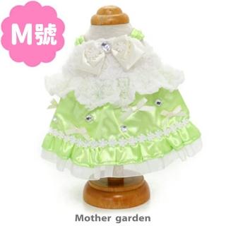 【Usamomo】更衣衣服-洋裝 奇異果綠43cm專用 玩偶配件