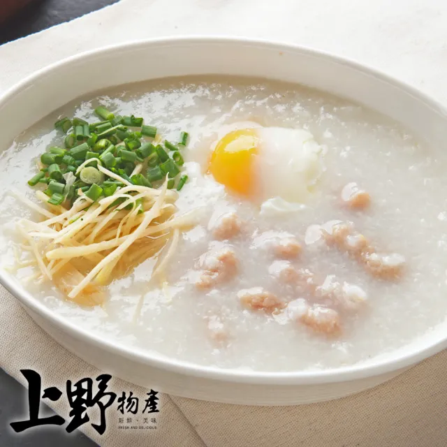 【上野物產】10盒 台式鹹粥(320g±10%/盒)