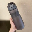 【OMG】美國進口Tritan材質 躍動防摔透明水瓶 運動隨身瓶 戶外便攜彈蓋水壺 700ml(一鍵彈蓋吸管水瓶)