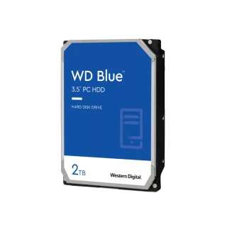 【WD 威騰】藍標 2TB 3.5吋 7200轉 256MB 桌上型內接硬碟(WD20EZBX)