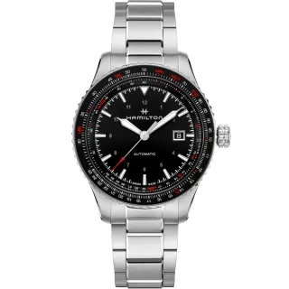 【HAMILTON 漢米爾頓】卡其航空系列飛行腕錶42mm(H76615130)