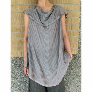 【UUIN】Light Collection 圓形荷葉長上衣(女裝 荷葉 蠶絲)