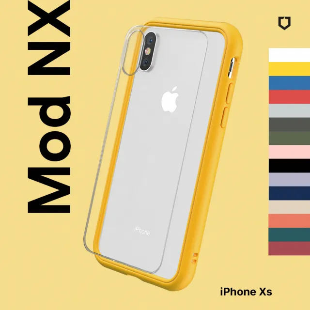 【RHINOSHIELD 犀牛盾】iPhone XS 5.8吋 Mod NX 邊框背蓋兩用手機殼(獨家耐衝擊材料 原廠出貨)