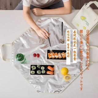 日式 折疊環保收納保溫保冷袋(便當袋 野餐袋)