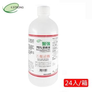 【醫強】75%潔用酒精24支(500ML/支X24支/箱裝)