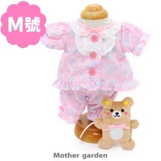 【Usamomo】更衣衣服-睡衣套組 熊熊 43cm專用 玩偶配件