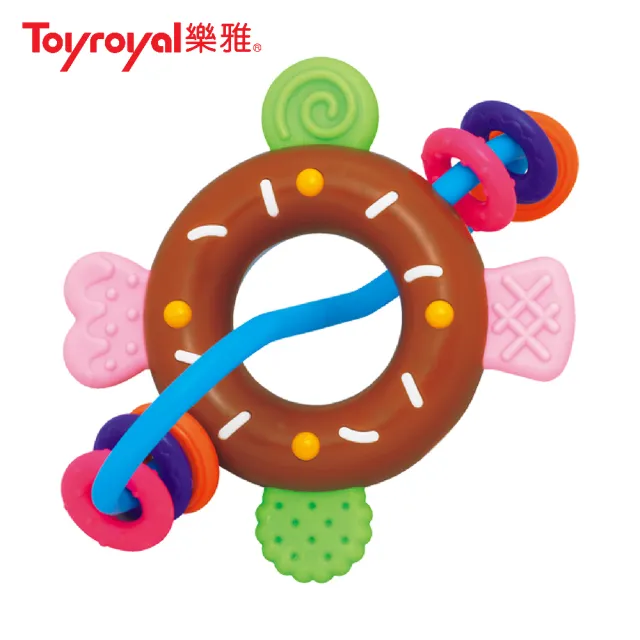 【Toyroyal樂雅 官方直營】甜甜圈搖鈴