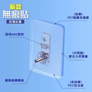 無痕專利貼片免打孔(免打孔無印風置物架 貼片 專利)