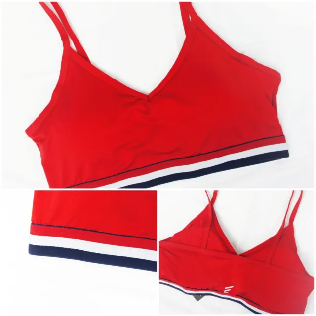 【pierre cardin 皮爾卡登女性內衣】法式簡約V領細肩帶無鋼圈運動內衣(單件-RED紅/WHT白/BLE藍)