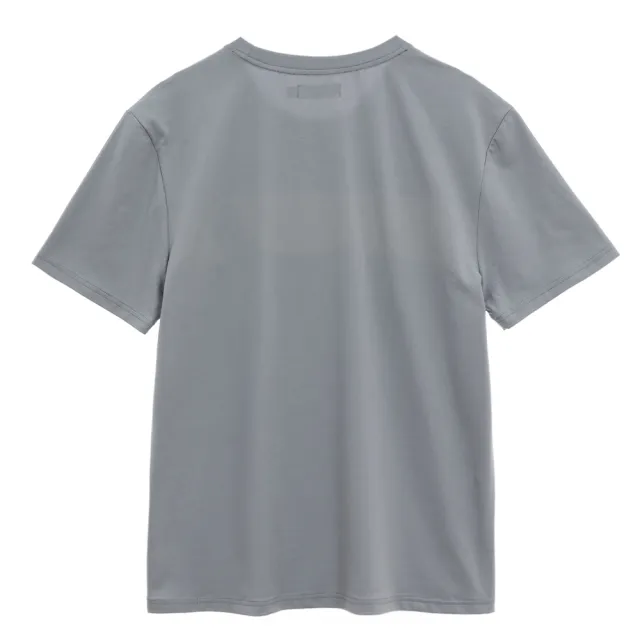 【PLAYBOY】胸前拚色運動T恤(灰色)