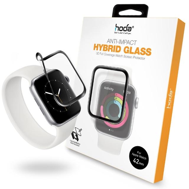 【hoda】Apple Watch S3 38mm/42mm  3D曲面類玻璃保護貼(附貼膜神器)