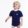 【Splash About 潑寶】嬰兒 尿布褲 連身 防曬 抗UV-海軍藍白(嬰兒泳褲)