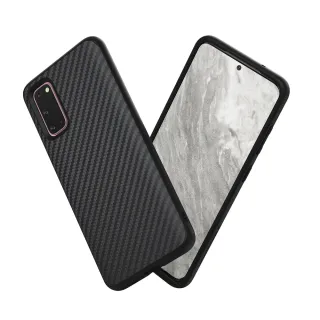 【RHINOSHIELD 犀牛盾】Samsung Galaxy S20/S20+/S20 Ultra Solidsuit 碳纖維紋路防摔背蓋手機保護殼