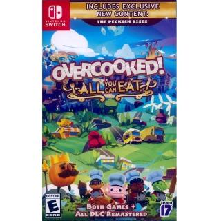 【Nintendo 任天堂】NS Switch 胡鬧廚房！全都好吃 中英日文美版(煮過頭大合輯 Overcooked)