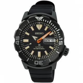 【SEIKO 精工】PROSPEX黑潮系列  專業200米潛水機械錶-42.4mm(4R36-10L0C/SRPH13K1)