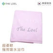 【THE LOEL】韓國精梳紗浴巾(青藍色/鵝黃色/果凍粉)