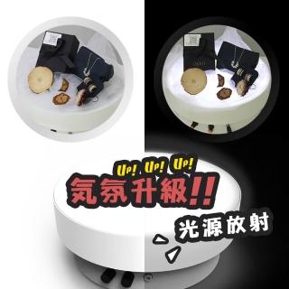 【撥撥的架子】26x11cm 攝影補光旋轉展示臺 商品展示臺(補光旋轉盤)