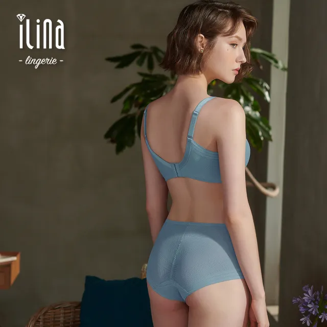 【ILINA 璦琳娜內衣】透氣涼爽 女內衣 無痕內衣 薄杯 好搭衣服 機能型內衣 華麗微吐息 藍(貼身衣服好朋友)