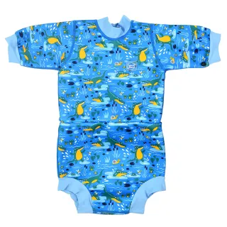 【Splash About 潑寶】嬰兒 尿布褲 連身 防曬 抗UV-奇幻鱷魚(嬰兒泳褲)