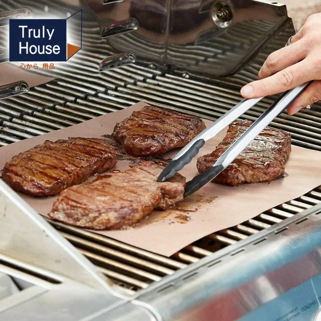 【Truly House】FDA檢驗合格  耐高溫雙面烘焙萬用墊/烤肉墊/不沾墊/中秋(六片組)
