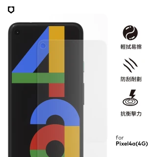 【RhinoShield 犀牛盾】Google Pixel 4a 4G版本 耐衝擊手機螢幕正面保護貼(獨家耐衝擊材料 原廠出貨)