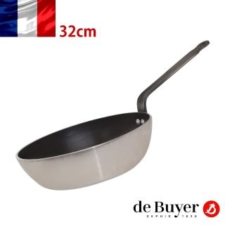 【de Buyer 畢耶】『CHOC系列』超耐用加厚深炒不沾鍋32cm