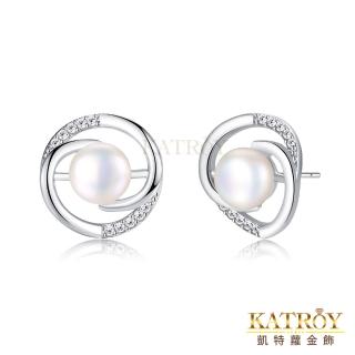 【KATROY】耳環．7.0-7.5mm．新年禮物(天然珍珠)