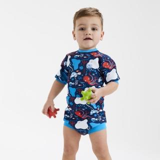 【Splash About 潑寶】嬰兒 尿布褲 連身 防曬 抗UV-海底大冒險(嬰兒泳褲)