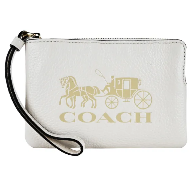 【COACH】經典壓印馬車/塗鴉滑板車LOGO手拿包(任選)