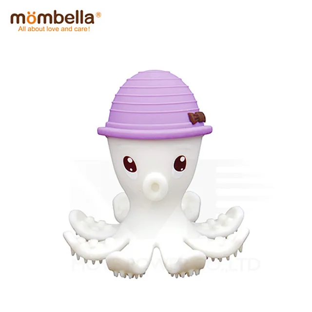 【Mombella & Apramo】樂咬咬章魚固齒器(固齒器咬咬安撫玩具磨牙玩具送禮自用藝人推薦章魚玩具)