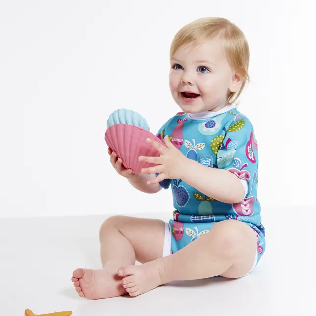 【Splash About 潑寶】嬰兒 尿布褲 連身 防曬 抗UV-奇幻水果(嬰兒泳褲)