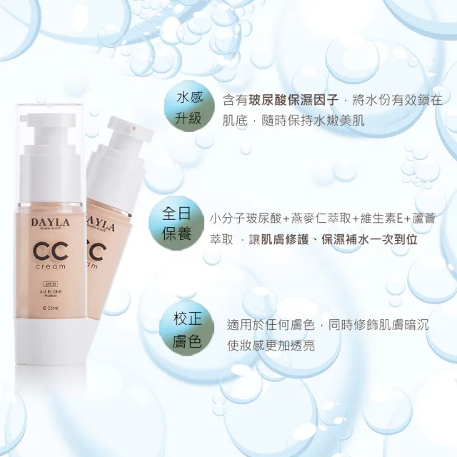 【DAYLA】水感清透CC霜35ml(1入)