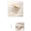【TDL】韓版甜美氣質珍珠一字髮夾瀏海邊夾3-4件組 42-10029