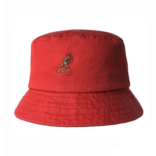 【KANGOL】WASHED BUCKET 漁夫帽(磚紅色)