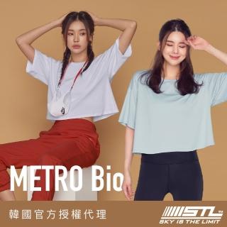 【STL】現貨 YOGA 韓國瑜珈 METRO BIO Crop SS 運動機能 地鐵Bio 落肩短版 短袖上衣(多色)