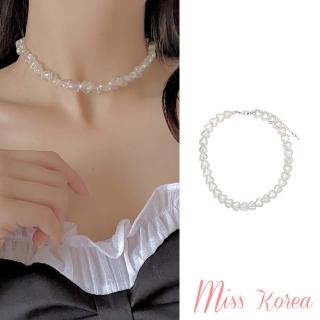 【MISS KOREA】韓國設計夢幻愛心甜美幻彩choker頸鍊
